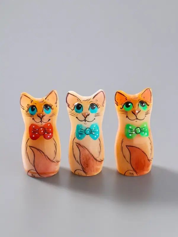Сувенир &laquo;Кошечка мини&raquo;, 4,5х2,3 см, селенит, микс