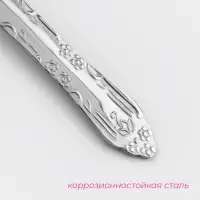 Ложка чайная Доляна «Соня», длина 15,5 см, толщина 1,2 мм
