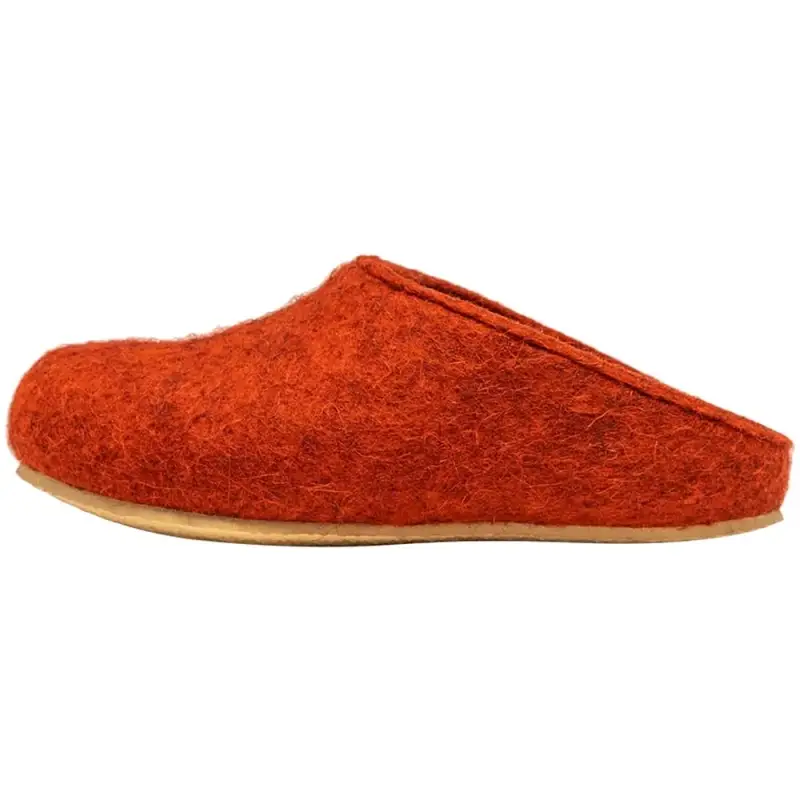 Домашние валенки Step, красно-коричневые (терракот), размер 35