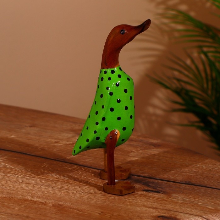 Сувенир Сувенир "Утка в горошек" дерево 25 см