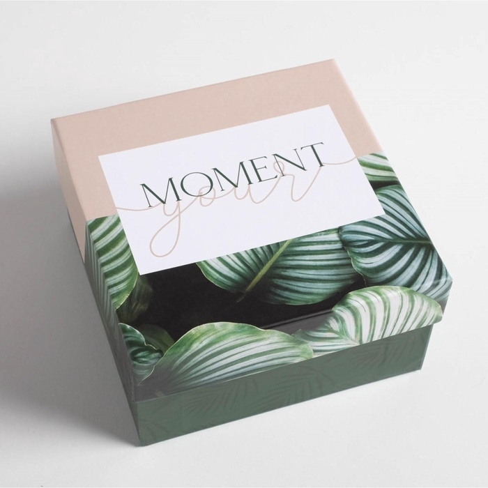 Набор коробок 5 в 1, упаковка подарочная, «Тропический», 14 х 14 х 8‒22 х 22 х 12 см