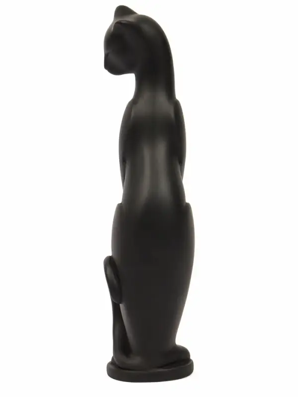 Фигурка гипс &laquo;Кошка Грация&raquo;, чёрная, 6&times;7&times;23 см