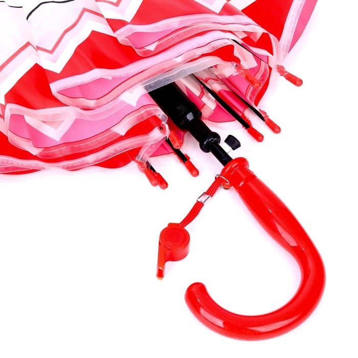 Зонт - трость детский «Единороги», полуавтоматический, 8 спиц, МИКС