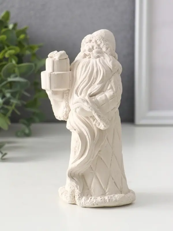 Фигура «Дед мороз» 15×8×5.5 см, натуральный