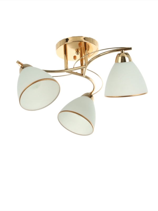 Люстра Люстра "Андер" 3хЕ27 40Вт золото 44х44х24 см