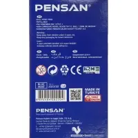 Ручка шариковая Pensan. ТR-23, синий стержень, игольчатый узел 1 мм, на масляной основе, треугольный корпус