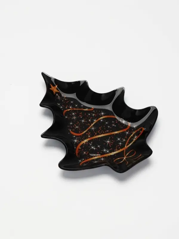 Блюдо новогоднее плоское &laquo;Ёлочка&raquo;, 19.5&times;16.5 см