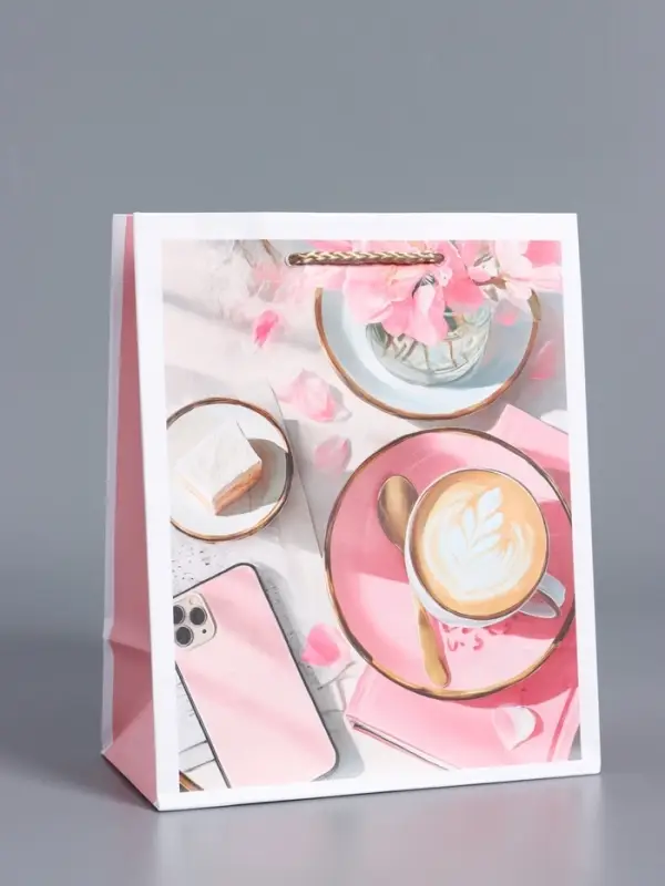 Пакет подарочный ламинированный, "Идеальный завтрак" 18 х 22,3 х 10 см