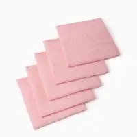 Набор платочков Крошка Я Rose 20*20 см-5 шт, муслин, 100 % хлопок