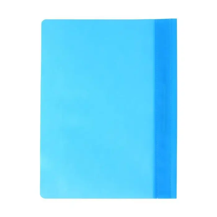 Папка-скоросшиватель Calligrata, А4, 120 мкм, голубая, прозрачный верх Папка-скоросшиватель Calligrata, А4, 120 мкм, голубая, прозрачный верх