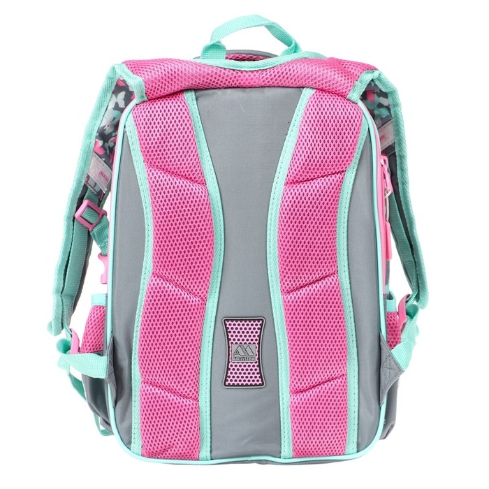 Рюкзак каркасный 39 х 29 х 17 см, серый/бирюзовый ACR22-179-11 Рюкзак каркасный 39 х 29 х 17 см, серый/бирюзовый ACR22-179-11