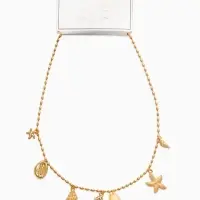 Колье &laquo;Морское дно&raquo;, L=40 см, белое в золоте