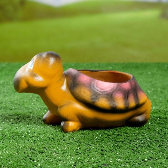 Фигурное кашпо  Фигурное кашпо "Черепаха", 11х 21см, МИКС