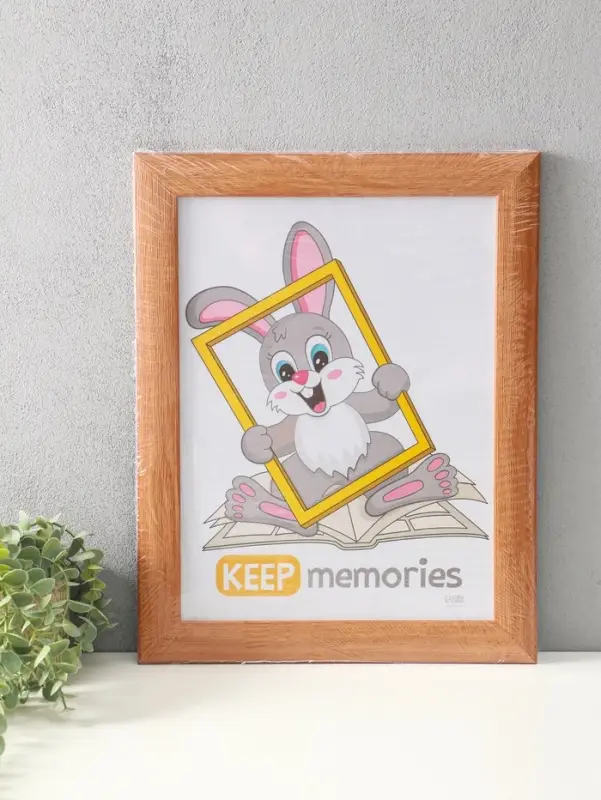 Фоторамка для фото 30х40 см "Luxe Elegance" пластик, бежевый, (пластик экран)