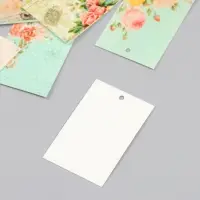 Набор бирок для подарков, цветов «Винтаж», 10 шт. (5 видов), картон, 4×6 см Набор бирок для подарков, цветов «Винтаж», 10 шт. (5 видов), картон, 4×6 см