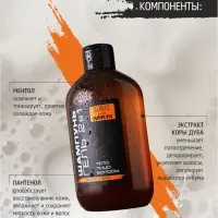 Шампунь-гель для душа мужской 2 в 1 CLARIO ветивер и перец, 400 мл