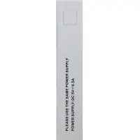 Часы электронные настенные, будильник, календарь, термометр, 20&times;3&times;33 см, синяя индикация, черные