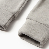 Комбинезон флисовый детский MINAKU: Fleece Soft, цвет серый, рост 122 см