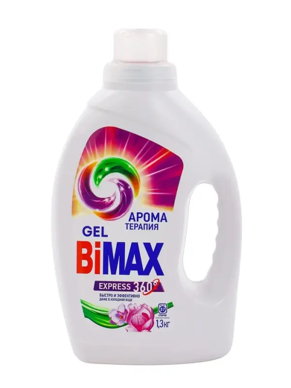 Жидкое средство для стирки BiMax &laquo;Арома Терапия&raquo;, гель, универсальное, 1.3 л
