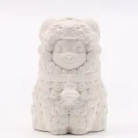 Фигурка декоративная &laquo;Барашек Крош&raquo;, неокрашенная, 7&times;5&times;6 см, белая