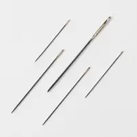 Иглы швейные штопальные TEIRA, для гобелена, набор 12 шт., d=0.7-1.4, 3.6-9 см