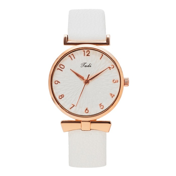 Часы наручные кварцевые женские, d-3.3 см, белые Часы наручные кварцевые женские, d-3.3 см, белые