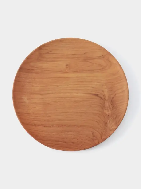 Блюдо, 25&times;25&times;2 см, тиковое дерево