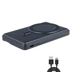 Портативный аккумулятор 5000 mAh 15W Magnetic Q46 HOCO серебристо-серый