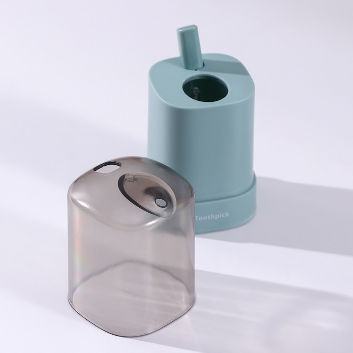Диспенсер для зубочисток автоматический, цвет зелёный Диспенсер для зубочисток автоматический, цвет зелёный