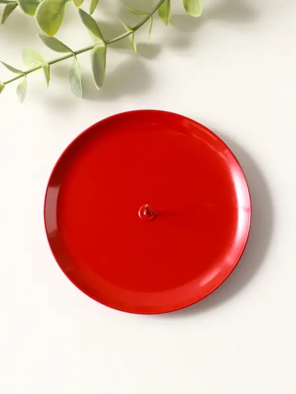 Подсвечник "Чашка" на 1 свечу, 10 см, красный