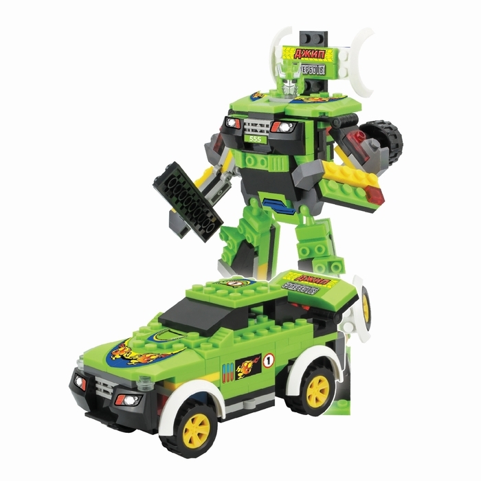 Конструктор-трансформер «Джип», 145 деталей, цвета МИКС Конструктор-трансформер «Джип», 145 деталей, цвета МИКС