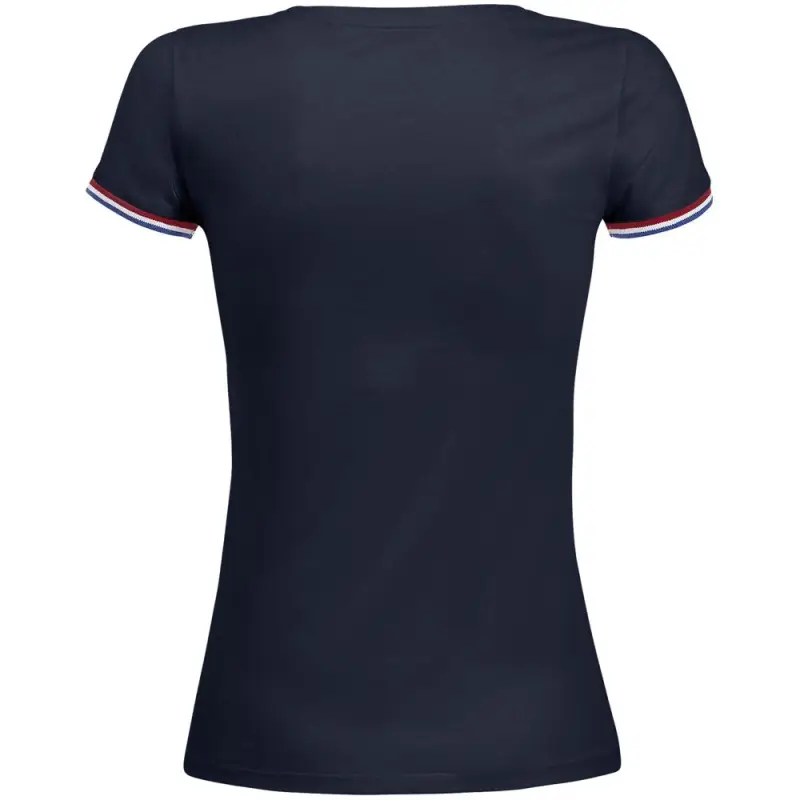 Футболка женская Rainbow Women, темно-синяя с ярко-синим, размер S Футболка женская Rainbow Women, темно-синяя с ярко-синим, размер S