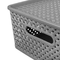 VETTA Корзина для хранения с крышкой "Сеул", 25x20x10см