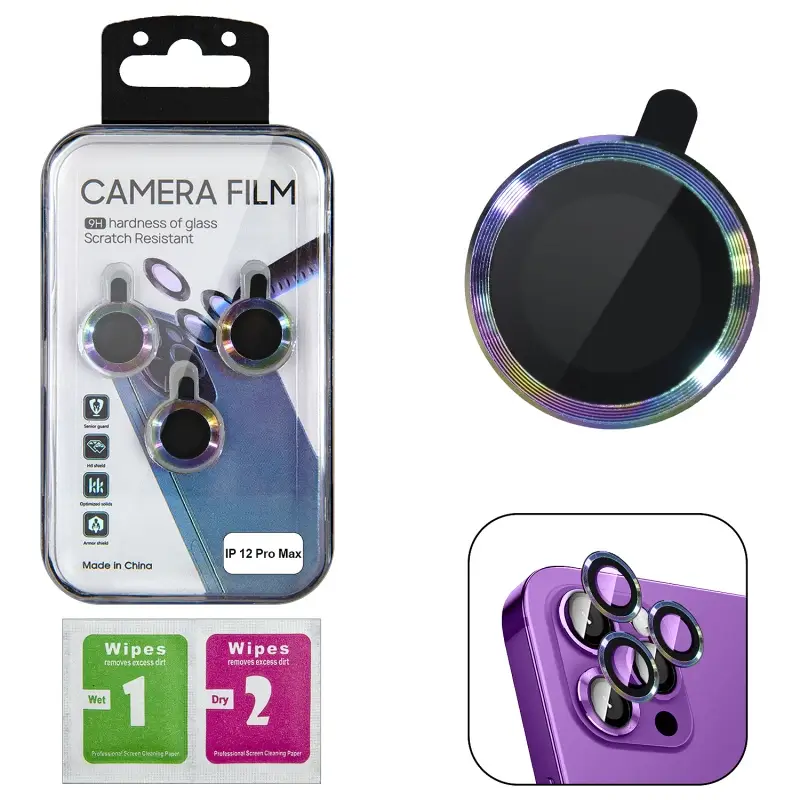 Защитное стекло для камеры iPhone 12 Pro Max градиент