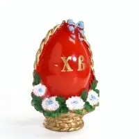 Свеча декоративная &laquo;Пасхальное яйцо в корзинке&raquo;, 7&times;10.5 см, 130 г
