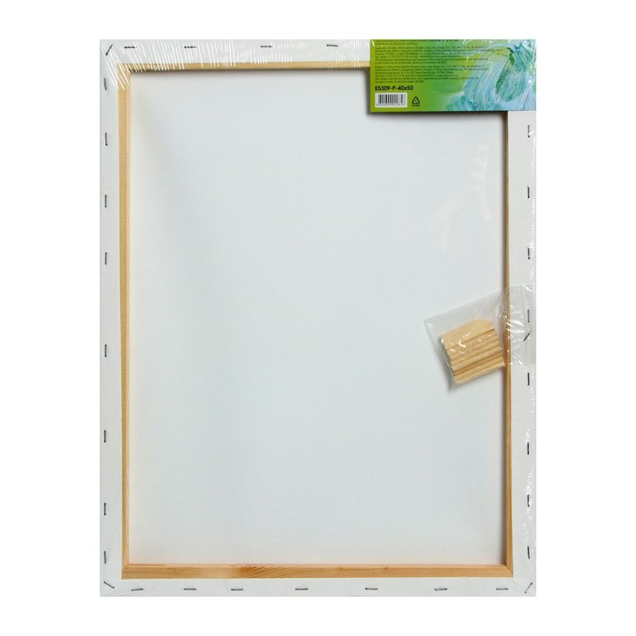 Холст на подрамнике, хлопок 100%, 40 х 50 х 1.8 см, акриловый грунт, мелкозернистый, 280 г/м² Холст на подрамнике, хлопок 100%, 40 х 50 х 1.8 см, акриловый грунт, мелкозернистый, 280 г/м²