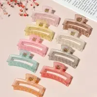 Крабик для волос &laquo;Туман&raquo;, прямой, 7 см, МИКС