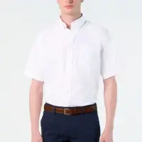Рубашка мужская с коротким рукавом Brisbane черная, размер S