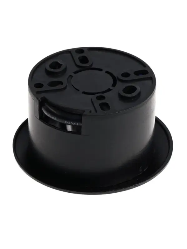 Встраиваемый светильник для лестницы, IP65, 3 Вт, 4000K, 65&times;65 мм, круглый, чёрный, свечение нейтральное белое