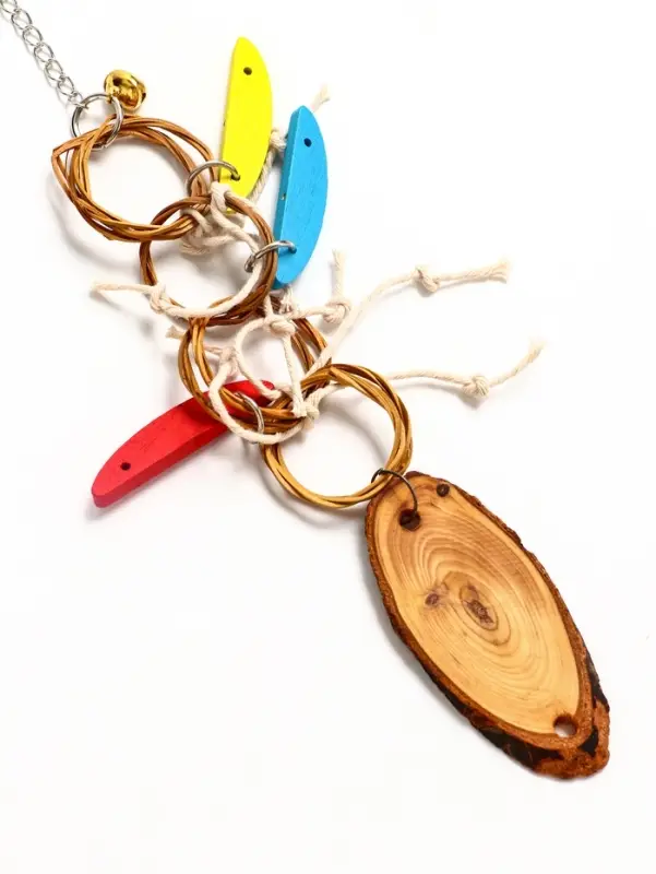 Игрушка для птиц "Фантазия" микс цветов