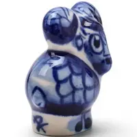 Сувенир фарфоровый &laquo;Барашек Боб&raquo; 5&times;4.5&times;3 см, гжель