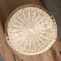 Корзина для белья, 44х44х31 см, ротанг