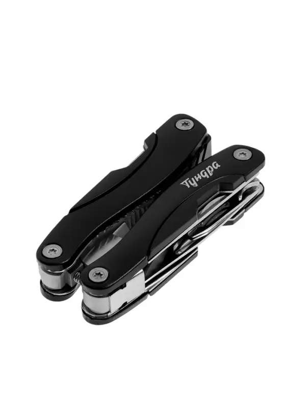 Мультитул 9в1 в чехле, рукоять черная, 9&times;3.5&times;2.5 см