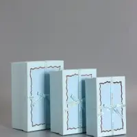 Наборок коробок 3 в 1 прямоугольные 23*16*9.5 21*14*8.0 19*12*6.5 см