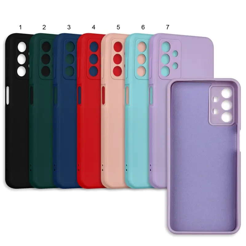 Чехол для Samsung A13 цветной силикон