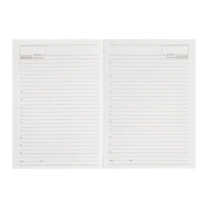 Ежедневник недатированный А5, 80 листов, твёрдая обложка, глянцевая ламинация, "ВАТИКАН", блок офсет