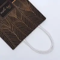 Пакет подарочный крафтовый For You 15×21×8 см, 120 г/м²