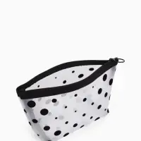 Косметичка дор Горох, сетка 17*6,5*13,5, отд на молнии, белый Косметичка дор Горох, сетка 17*6,5*13,5, отд на молнии, белый