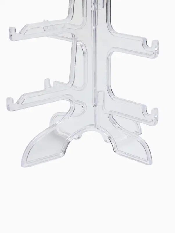 Подставка под очки 4 места, оргстекло, 16&times;14.5&times;25.5 см, прозрачная