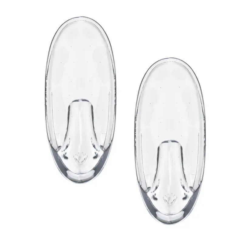 Крючки самоклеящиеся тм VETTA, прозрачные PS, 2шт